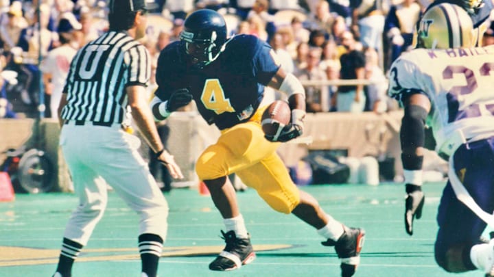 Russell White finds running room against Washington Russell White finds running room against Washington