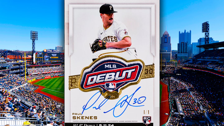 Paul skens Topps Chrome 1/1 Debut Patch auto that was pulled earlier by an 11 year old collector in Los Angeles. PSA announced that they had completed evaluation of  the card and that it obtained the coveted 10/10 grade