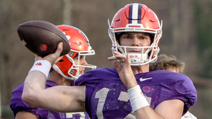 Christopher Vizzina enters spring practice as Clemson's projected starter looking to solidify his hold on the QB1 spot.