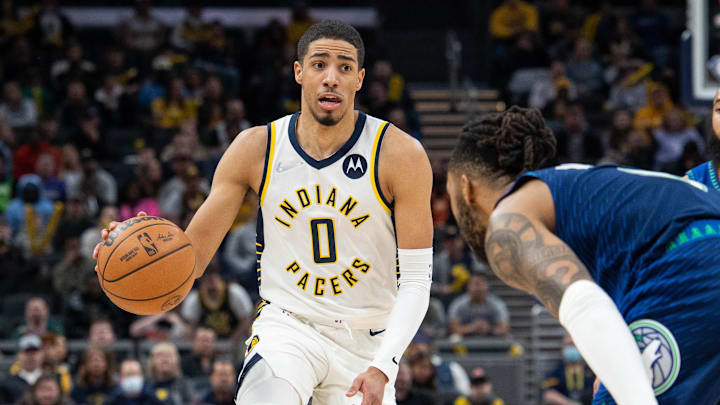 Indiana Pacers guard Tyrese Haliburton.