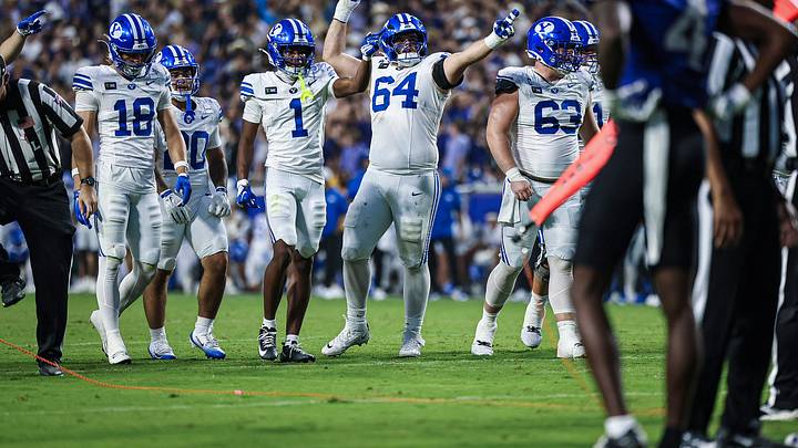 BYU offense against TCU BYU offense against TCU