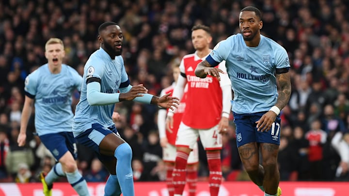 Toney scored a crucial equaliser Toney scored a crucial equaliser