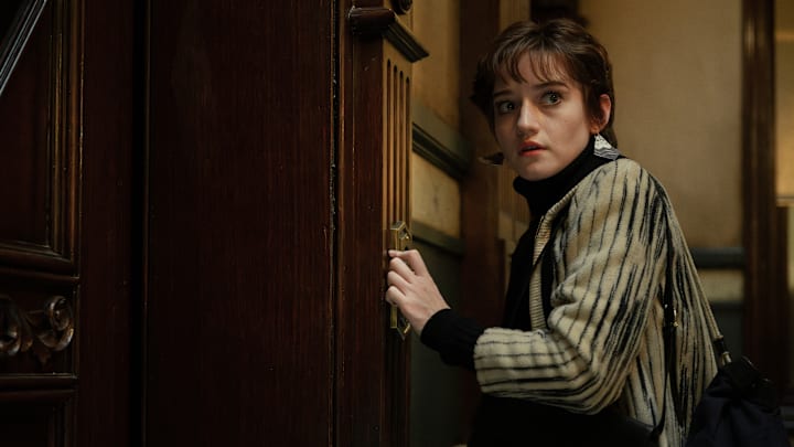 Julia Garner as Terry Gionoffrio in Apartment 7A, streaming on Paramount+ 2024. Photo Credit: Gareth Gatrell/Paramount+.