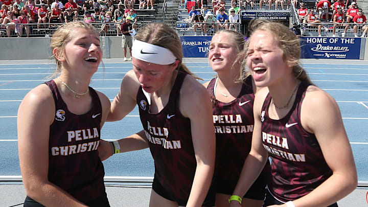 Pell Christian's Rachel Kacmarynski and Meredith Van Wyk are two of the top sprinters back in the state this year after winning medals at state track last season.