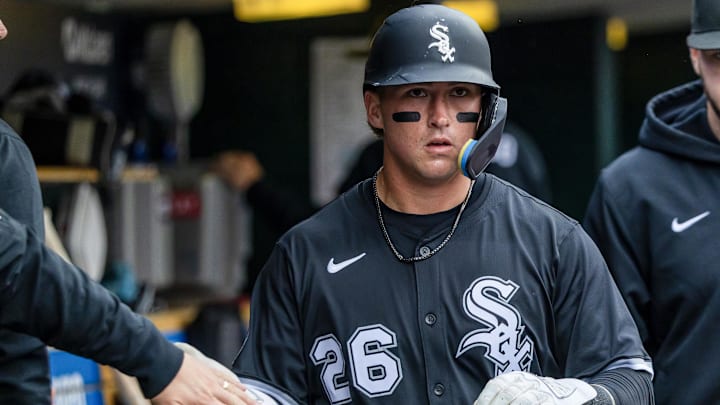 Chicago White Sox catcher Korey Lee (26) against the Detroit Tigers at Comerica Park.
