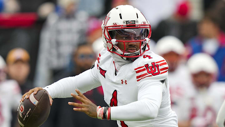 Utah Utes quarterback Devon Dampier (4) will play in the Las Vegas Bowl against the Nebraska Cornhuskers.