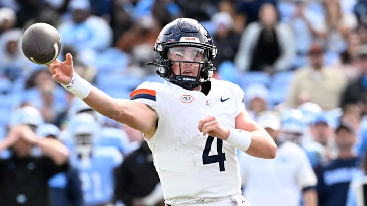 Virginia quarterback Chandler Morris Virginia quarterback Chandler Morris