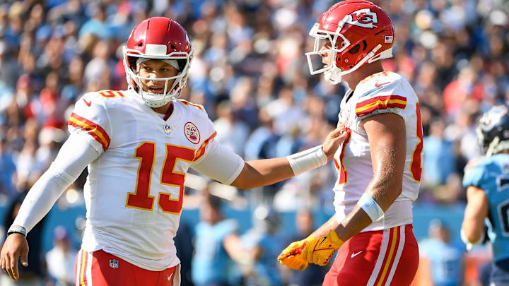 Kansas City Chiefs quarterback Patrick Mahome.
