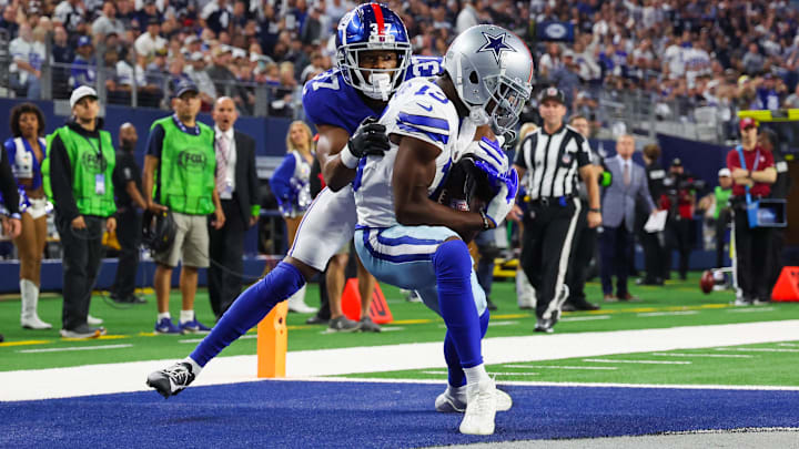 Nov 12, 2023; Arlington, Texas, USA;  Dallas Cowboys wide receiver Michael Gallup (13) makes a