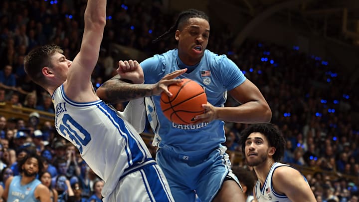 UNC basketball center Armando Bacot UNC basketball center Armando Bacot