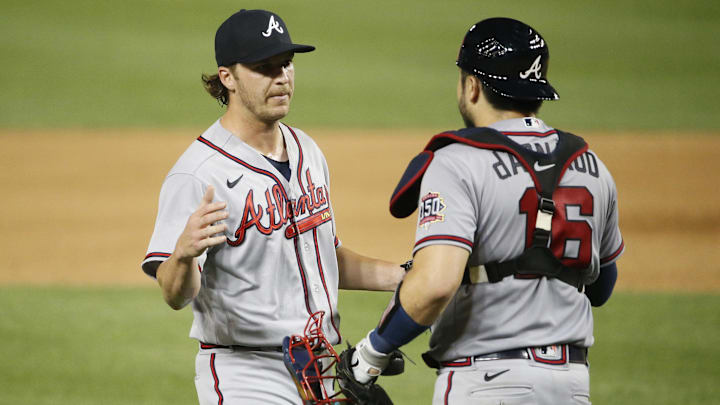 Aug 14, 2021; Washington, District of Columbia, USA; Atlanta Braves relief pitcher Jacob Webb (71)