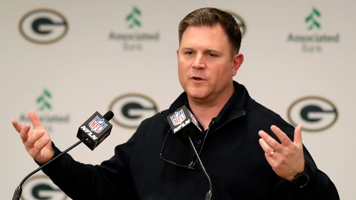 Green Bay Packers general manager Brian Gutekunst