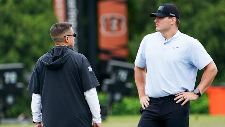 Bengals defensive end Trey Hendrickson (right) is a  player many Bears fans feel their team should pursue, but at what cost?