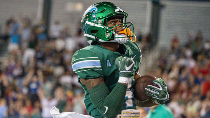 Sep 2, 2023; New Orleans, Louisiana, USA;  Tulane Green Wave wide receiver Jha'Quan Jackson (4)