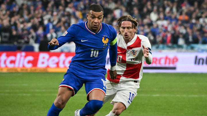 Kylian Mbappé (left) and Luka Modrić (right) were two Real Madrid players who faced off during the international break.