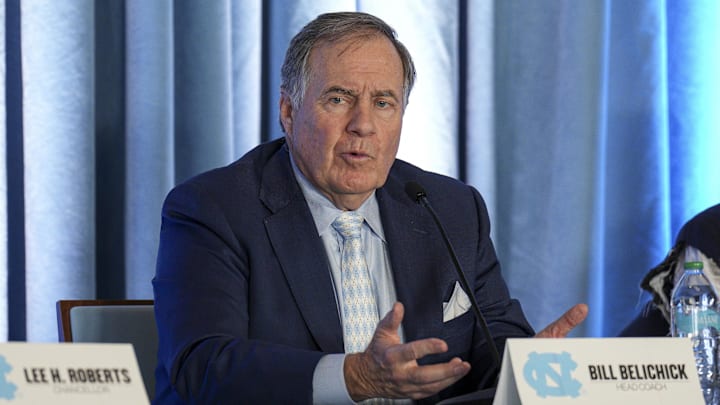 UNC football head coach Bill Belichick UNC football head coach Bill Belichick