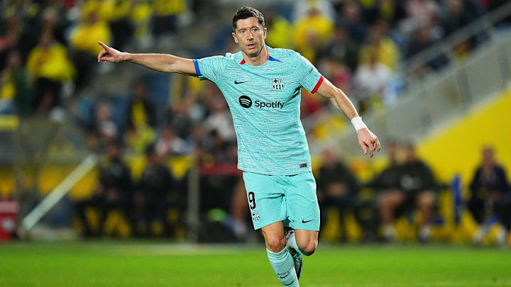 Robert Lewandowski of FC Barcelona