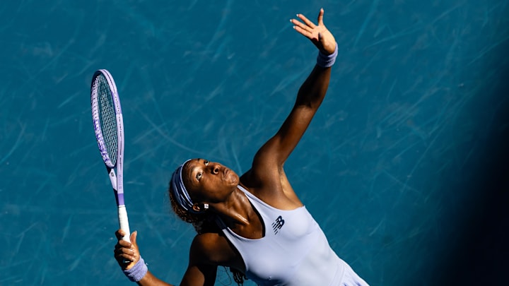 Coco Gauff is favored in the quarterfinals.