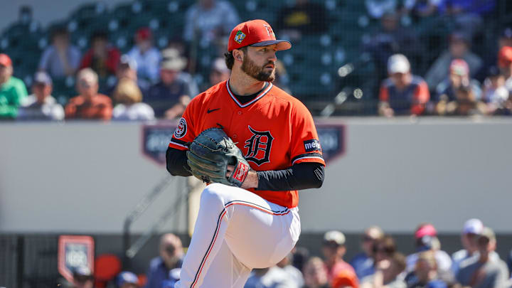 The Detroit Tigers and pitcher Casey Mize are underdogs on March 31. The Detroit Tigers and pitcher Casey Mize are underdogs on March 31.