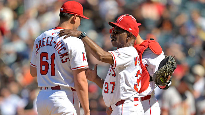San Francisco Giants v Los Angeles Angels