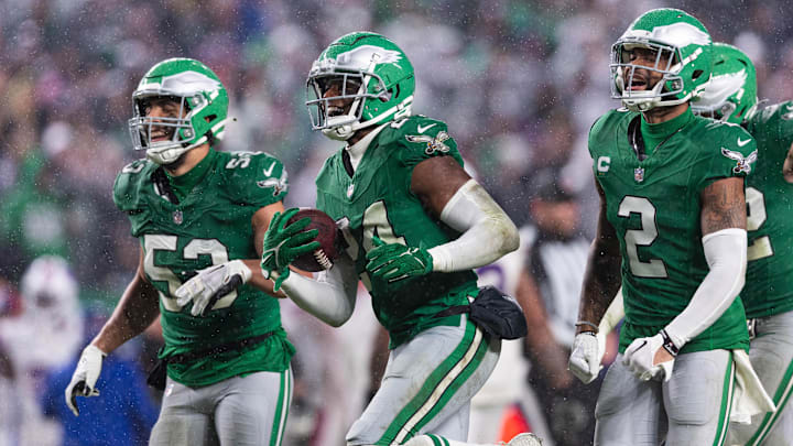 Nov 26, 2023; Philadelphia, Pennsylvania, USA; Philadelphia Eagles cornerback James Bradberry (24)