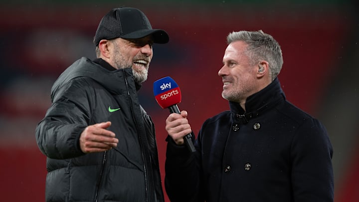 Jamie Carragher im Gespräch mit Jürgen Klopp