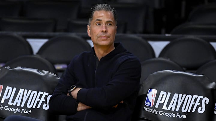 Los Angeles Lakers vice president of basketball operations and general manager Rob Pelinka.