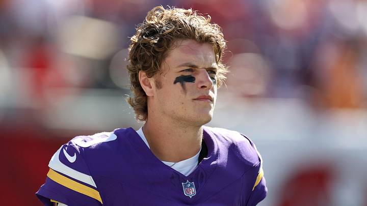 Former Minnesota Vikings quarterback J.J. McCarthy 