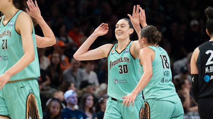 New York Liberty forward Breanna Stewart is a great prop target in Game 1. 