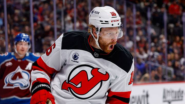 Oct 28, 2026; Denver, Colorado, USA; New Jersey Devils right wing Connor Brown (16) celebrates after a goal in the first period against the Colorado Avalanche at Ball Arena. Mandatory Credit: Isaiah J. Downing-Imagn Images Oct 28, 2026; Denver, Colorado, USA; New Jersey Devils right wing Connor Brown (16) celebrates after a goal in the first period against the Colorado Avalanche at Ball Arena. Mandatory Credit: Isaiah J. Downing-Imagn Images