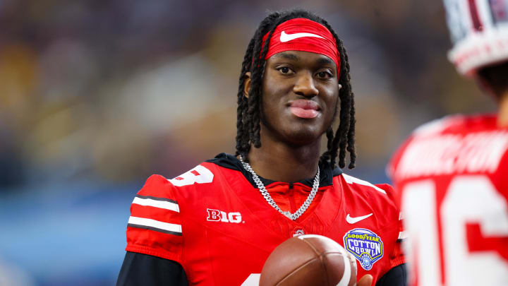 Ohio State Buckeyes wide receiver Marvin Harrison Jr. Ohio State Buckeyes wide receiver Marvin Harrison Jr.