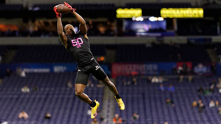 Malaki Starks, 2025 NFL Scouting Combine