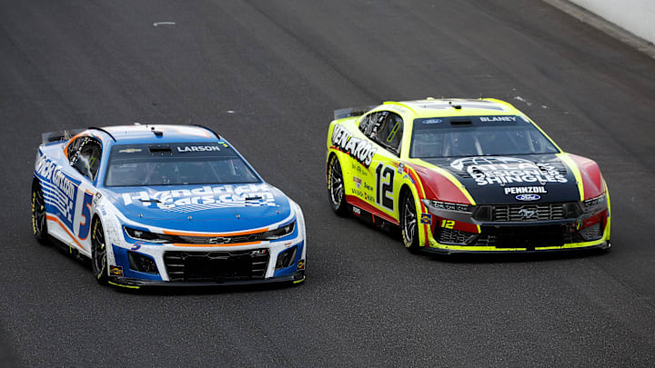 Kyle Larson, Hendrick Motorsports, Ryan Blaney, Team Penske, NASCAR