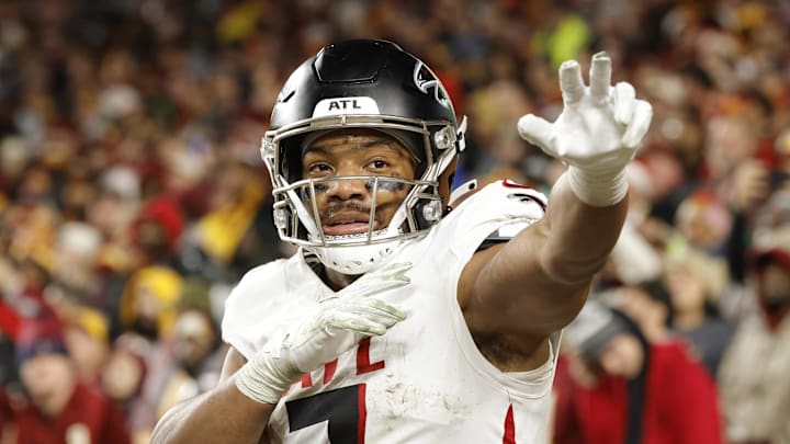 Atlanta Falcons running back Bijan Robinson finished fourth in the NFL in yards from scrimmage in 2024.