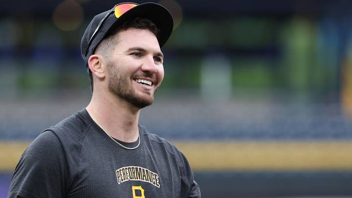 May 16, 2026: Pittsburgh Pirates first baseman Spencer Horwitz (2) reacts on the field before the game against the Philadelphia Phillies at PNC Park.