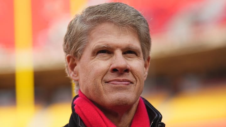 Jan 18, 2025; Kansas City, Missouri, USA; Kansas City Chiefs chairman and chief executive officer Clark Hunt looks on before a 2025 AFC divisional round game against the Houston Texans at GEHA Field at Arrowhead Stadium. Jan 18, 2025; Kansas City, Missouri, USA; Kansas City Chiefs chairman and chief executive officer Clark Hunt looks on before a 2025 AFC divisional round game against the Houston Texans at GEHA Field at Arrowhead Stadium.