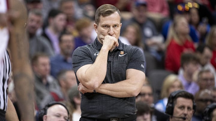 TJ Otzelberger was critical of his team following a loss to Kansas STate. TJ Otzelberger was critical of his team following a loss to Kansas STate.