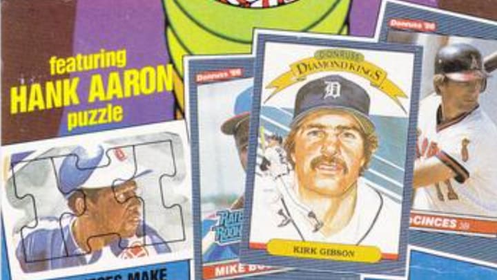 1986 Donruss baseball cards box 1986 Donruss baseball cards box