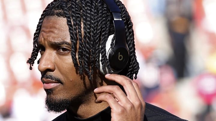 Washington Commanders quarterback Jayden Daniels. Washington Commanders quarterback Jayden Daniels.