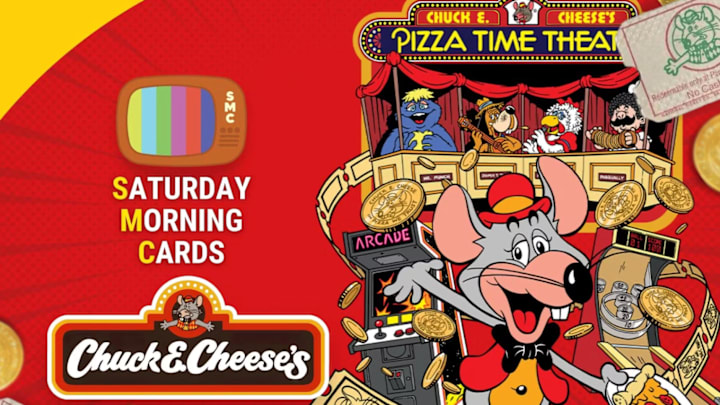 Saturday Morning Cards X Chuck E. Cheese cards = pure nostalgia