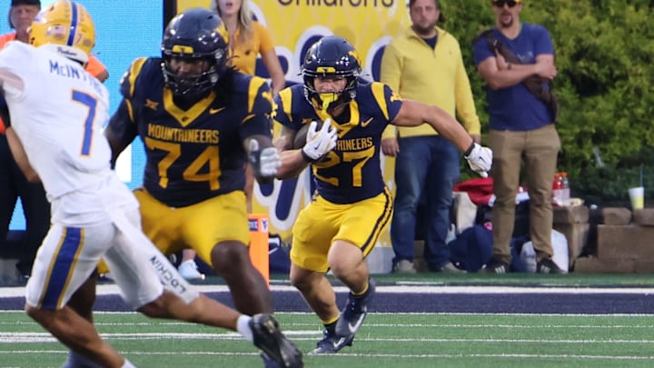 West Virginia University running back Clay Ash West Virginia University running back Clay Ash