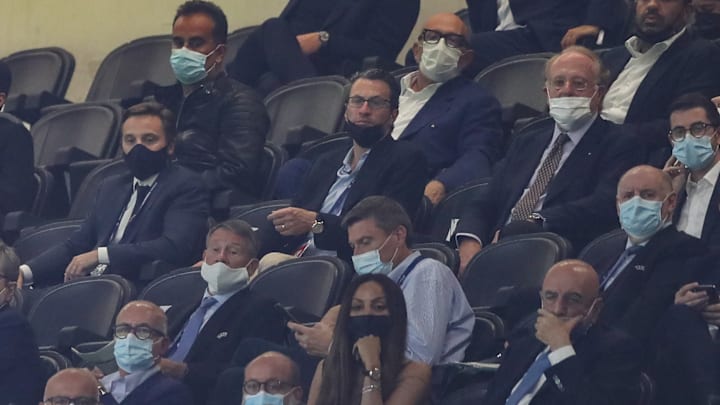 Gordon Singer e Paolo Scaroni a San Siro 
