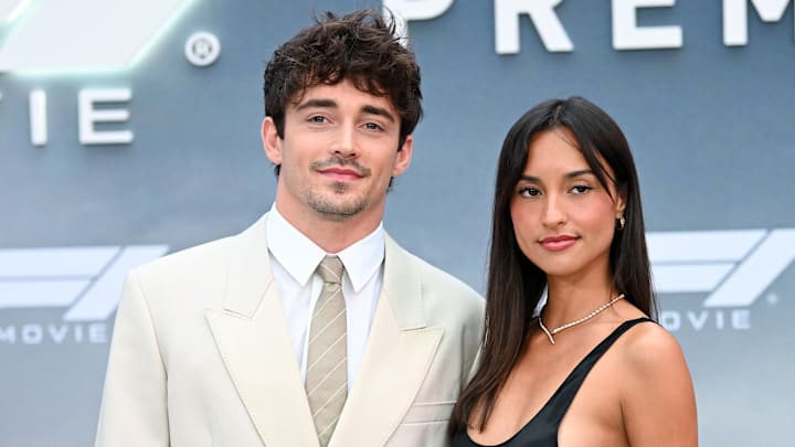 Charles Leclerc and Alexandra Saint Mleux Charles Leclerc and Alexandra Saint Mleux