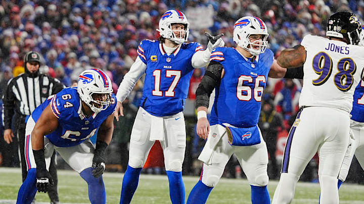 Buffalo Bills quarterback Josh Allen (17).