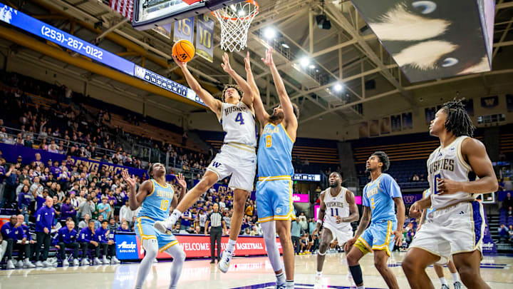 Jasir Rencher scores against Southern early in the season. 