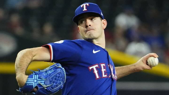 Texas Rangers pitcher Cody Bradford. Texas Rangers pitcher Cody Bradford.