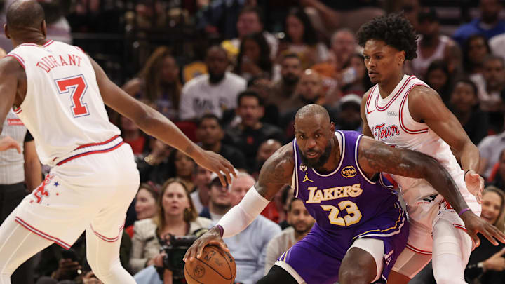 LeBron James y Los Angeles Lakers tendrán una dura batalla ante Houston Rockets