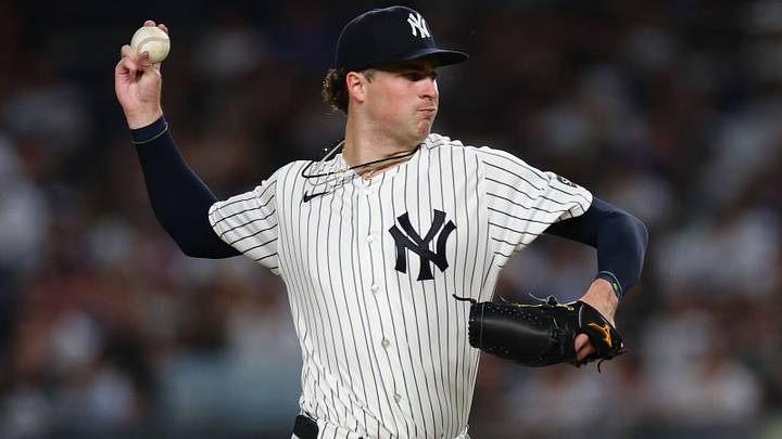 Sep 8, 2026; Bronx, New York, USA; New York Yankees pitcher Cam Schlittler (31) pitches against the Colorado Rockies during the fourth inning at Yankee Stadium. Mandatory Credit: Vincent Carchietta-Imagn Images Sep 8, 2026; Bronx, New York, USA; New York Yankees pitcher Cam Schlittler (31) pitches against the Colorado Rockies during the fourth inning at Yankee Stadium. Mandatory Credit: Vincent Carchietta-Imagn Images