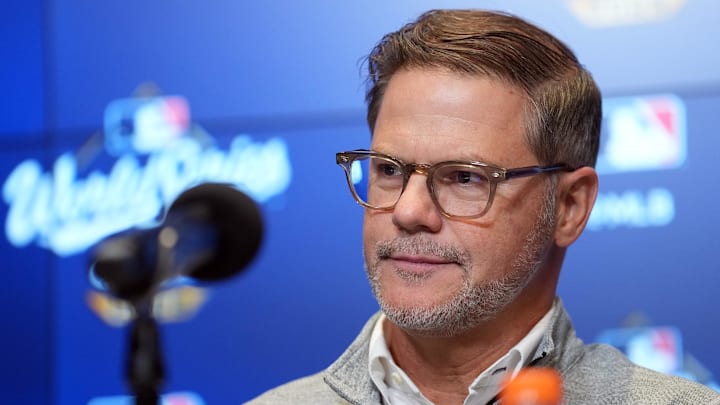 Toronto Blue Jays executive vice president and general manager Ross Atkins. Toronto Blue Jays executive vice president and general manager Ross Atkins.