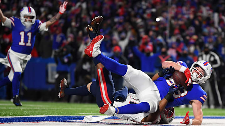 Buffalo Bills tight end Dawson Knox could be in line for a big game against the Chiefs this weekend. 